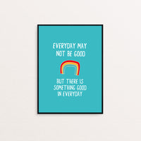 Gratitude Inspirational Quote Prints | Positive Quotes Poster | Inspirational Poster